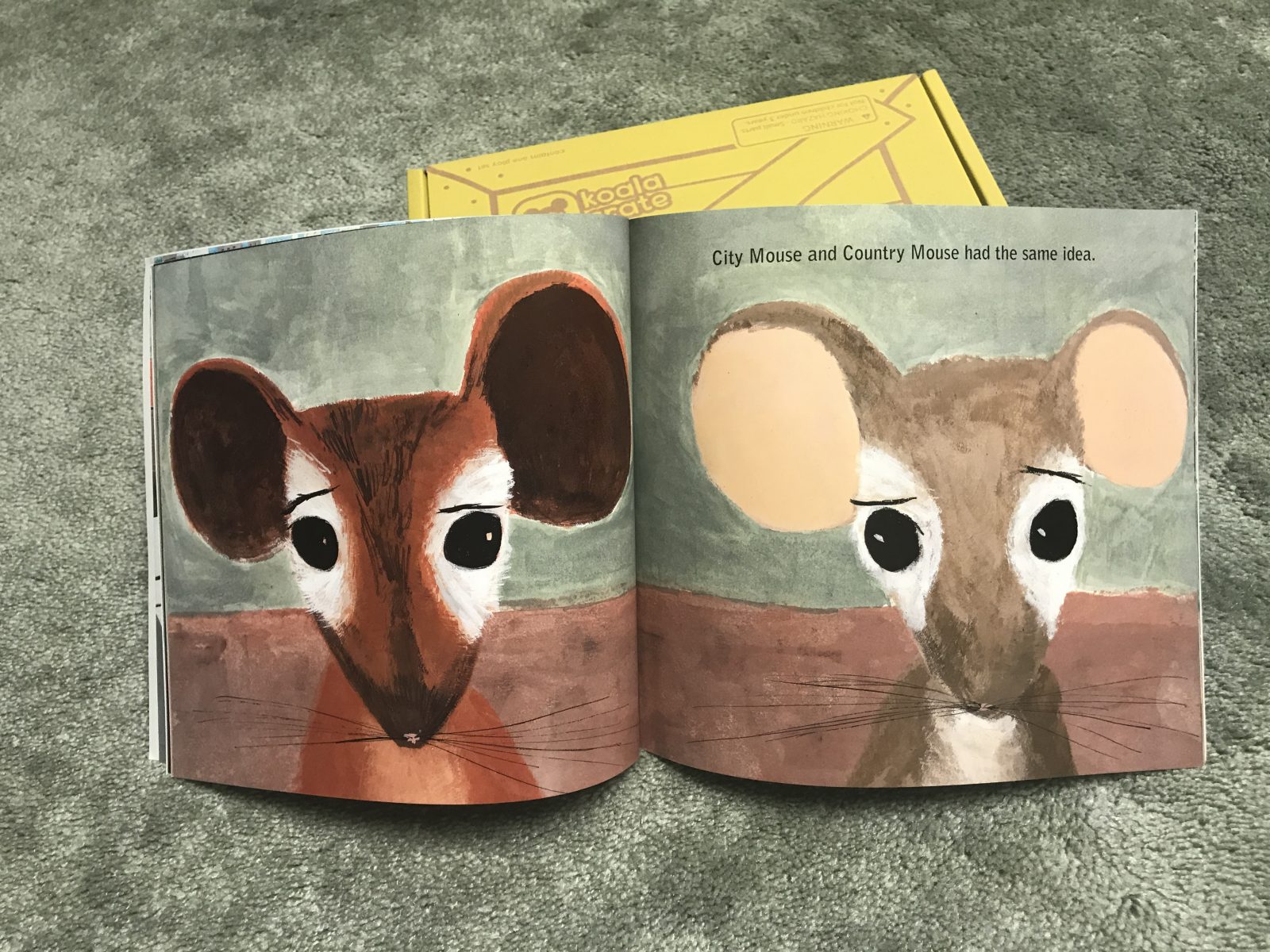 Mousetropolis book from the Deluxe upgrade - Koala Crate